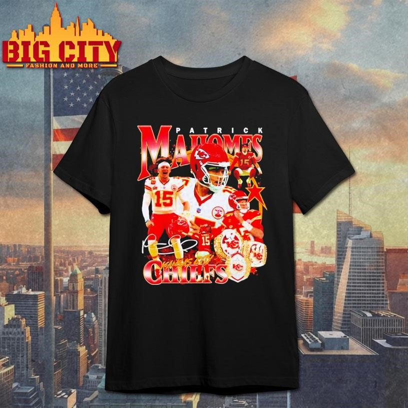 Kansas City Chiefs Patrick Mahomes vintage 90s 2026 Shirt