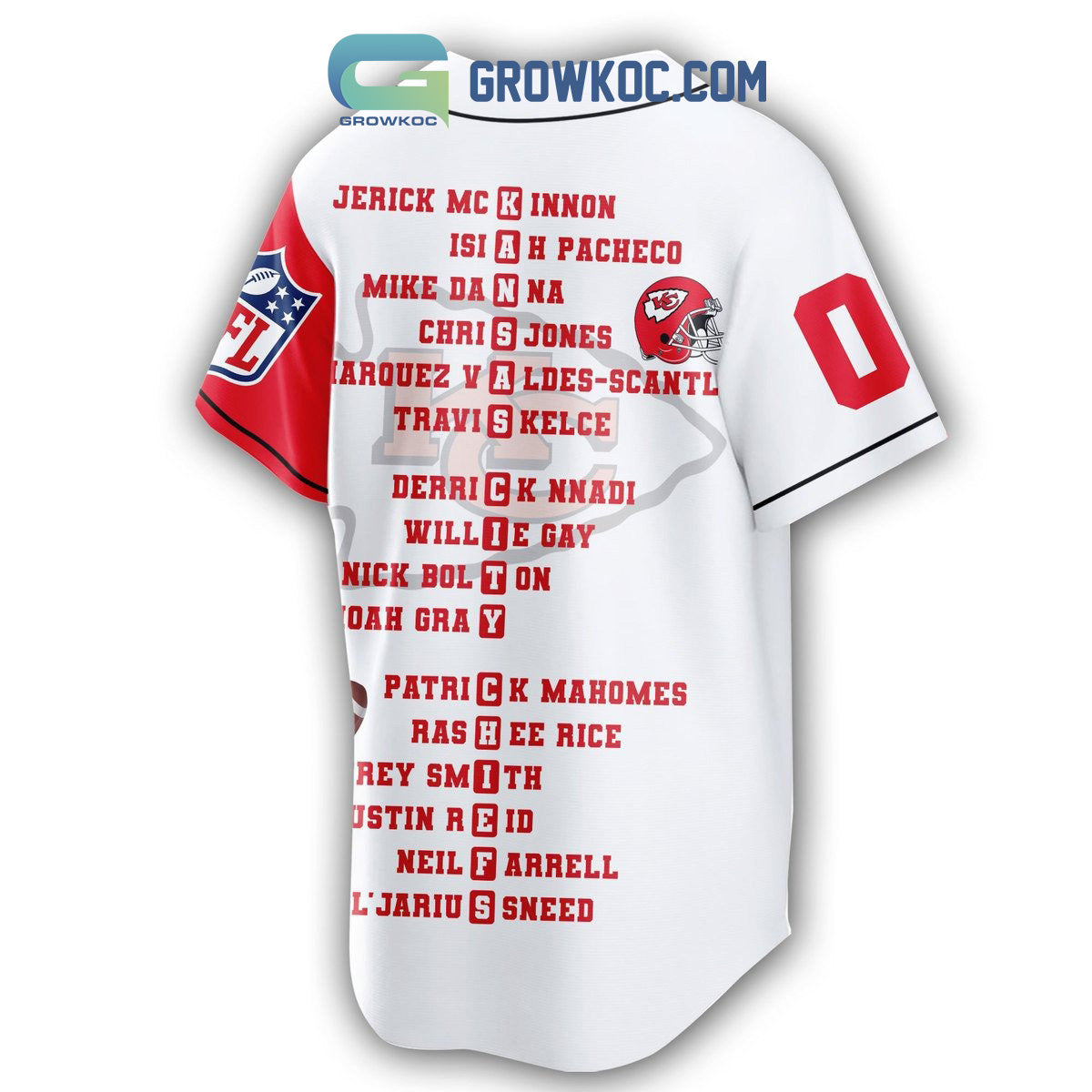 Kansas City Chiefs The Champions Team Personalized Baseball Jersey