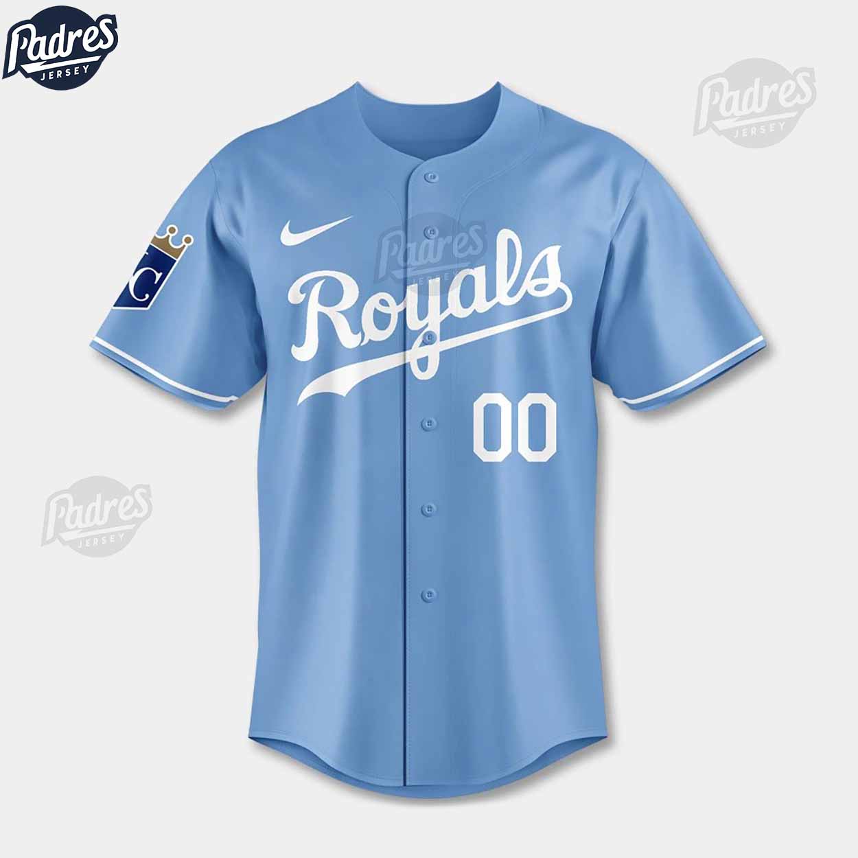 Kansas City Royals Lugo Light Blue Baseball Jersey Style - Padres Jersey Oasis: Elevate Your Baseball Style... (Image 1)