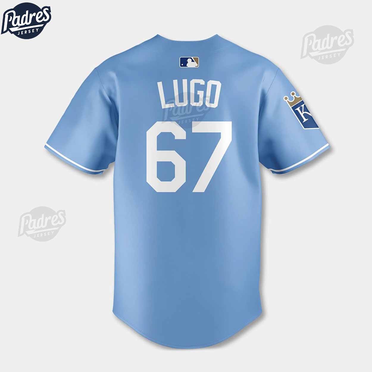 Kansas City Royals Lugo Light Blue Baseball Jersey Style - Padres Jersey Oasis: Elevate Your Baseball Style... (Image 2)