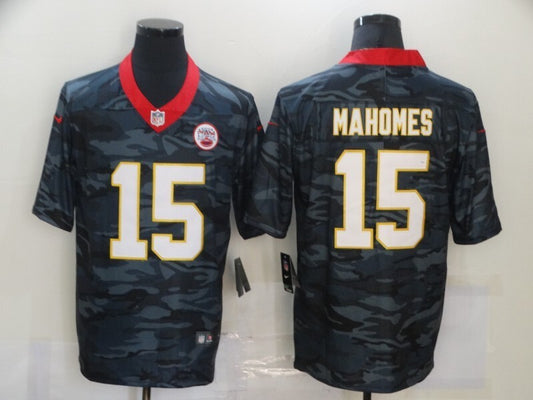 Kansas City Chiefs #15 Patrick Mahomes II 20 Camo Adult 896