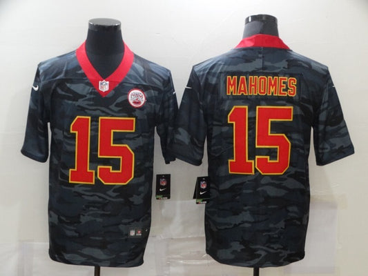 Kansas City Chiefs #15 Patrick Mahomes II 20 Camo Red Adult 841 Style 2