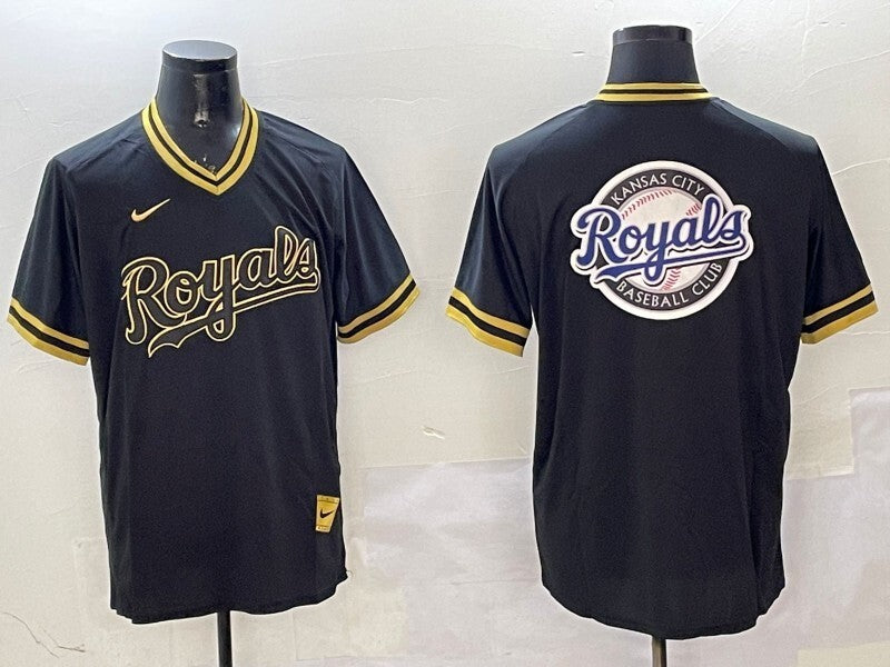 Kansas City Royals Royals Black Gold Adult Style 1