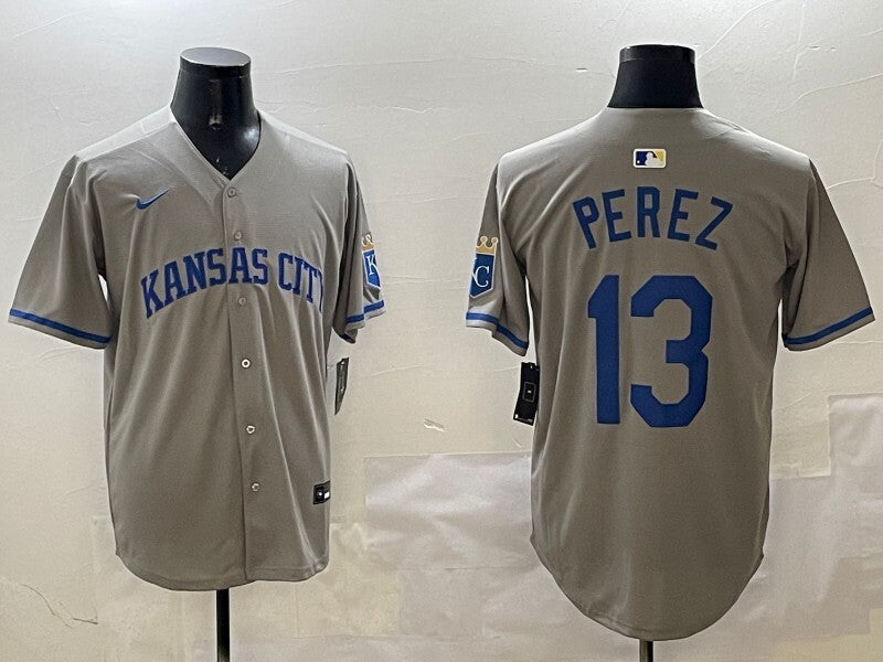 Kansas City Royals #13 Salvador Perez Royals Adult