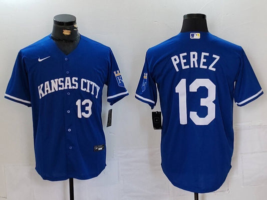 Kansas City Royals #13 Salvador Perez Style 1