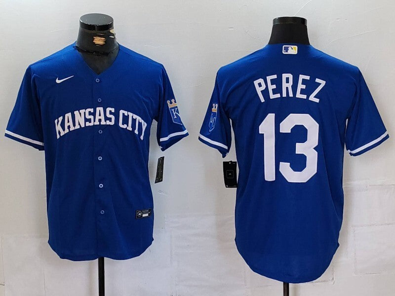Kansas City Royals #13 Salvador Perez Style 2