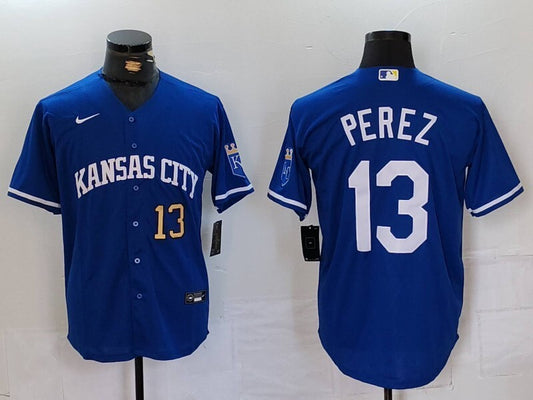 Kansas City Royals #13 Salvador Perez Style 3