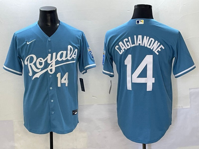 Kansas City Royals #14 Jac Caglianone Royals Adult Style 1