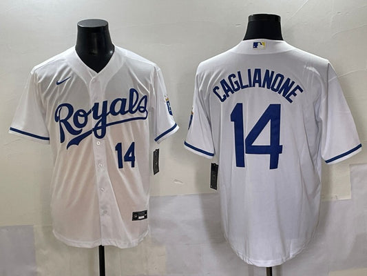 Kansas City Royals #14 Jac Caglianone Royals Adult Style 3