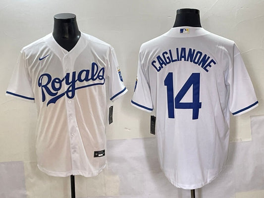 Kansas City Royals #14 Jac Caglianone Royals Adult Style 4