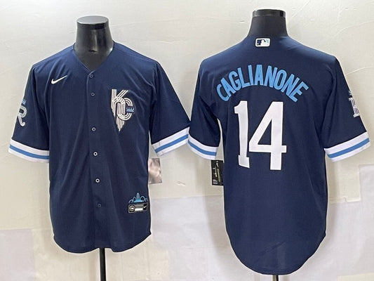 Kansas City Royals #14 Jac Caglianone Royals City Adult Style 2