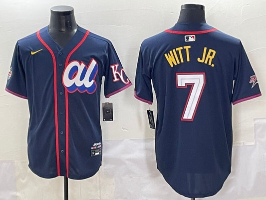 Kansas City Royals #7 Bobby Witt Jr. Royals 25 All-Star Style 2