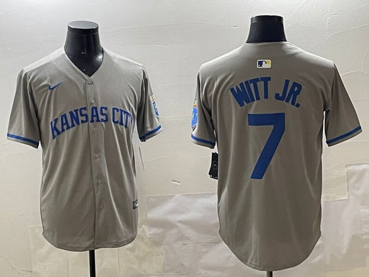 Kansas City Royals #7 Bobby Witt Jr. Royals Adult Style 2