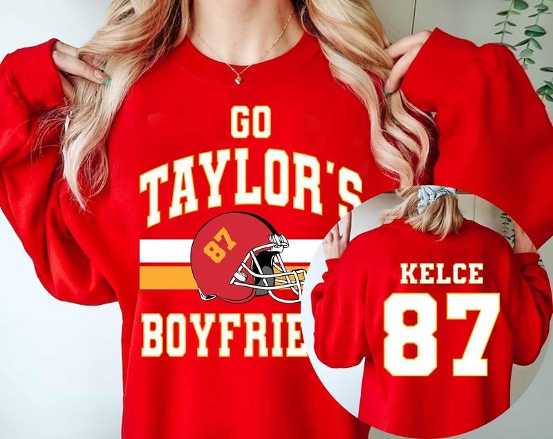 Karma 87 Sweatshirt, Double Side Swift And Kelce Sweatshirt Cotton T-Shirts, Hoodie | WearSparks.com