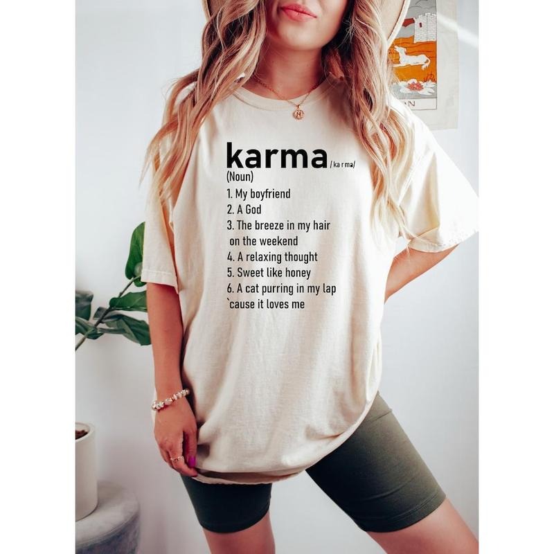 Karma T-Shirt, Swifftiee Merch, Midnights,  Swifftiie Merch,Karma Gift, Karma Definition, All Too Well. Hoodie, Sweatshirt