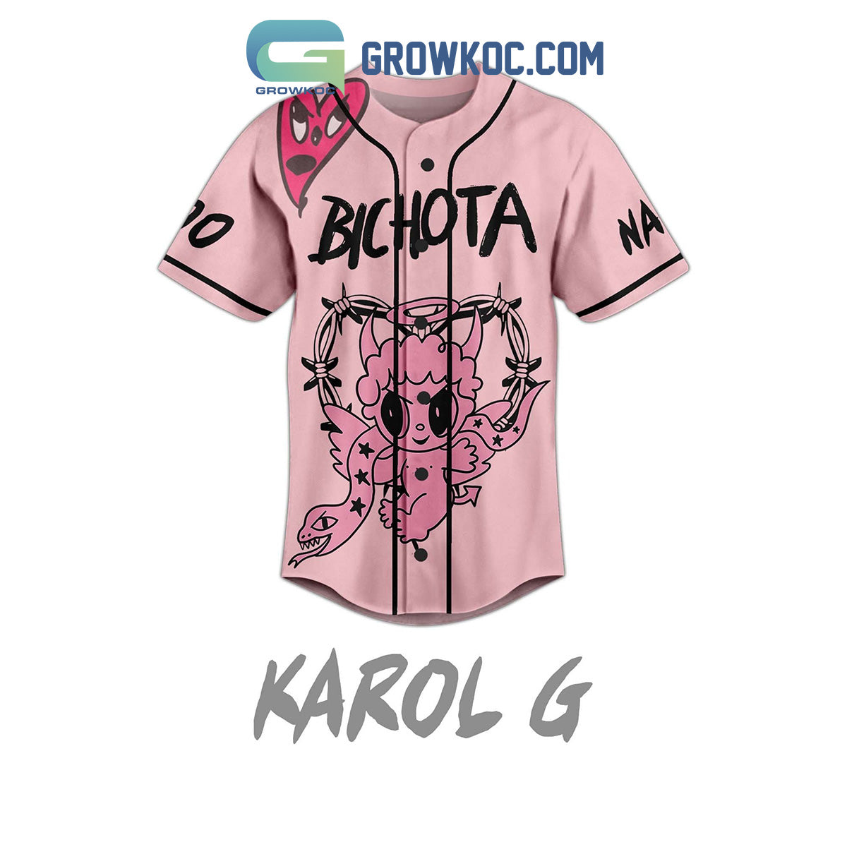 Karol G Bichota Las Bichotas Mami Personalized Baseball Jersey