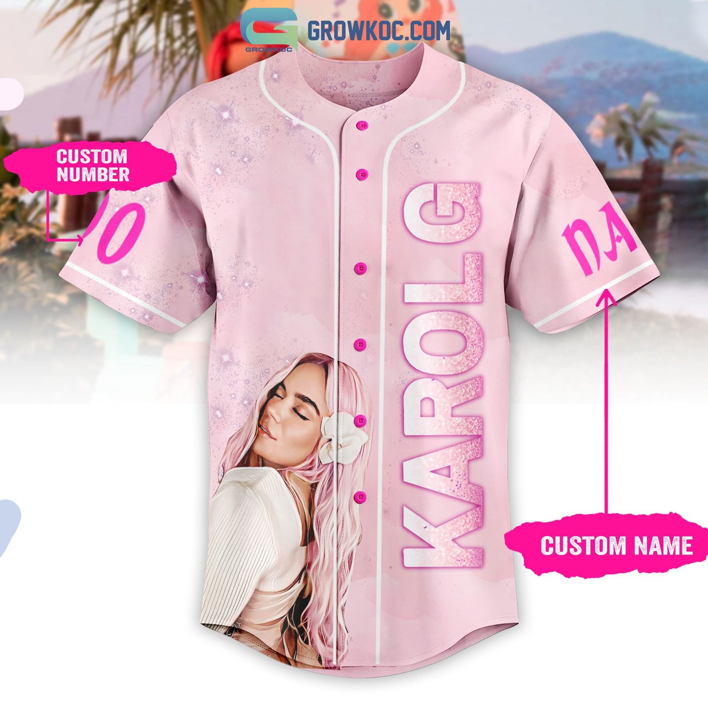 Karol G Las Bichotas Personalized Baseball Jersey