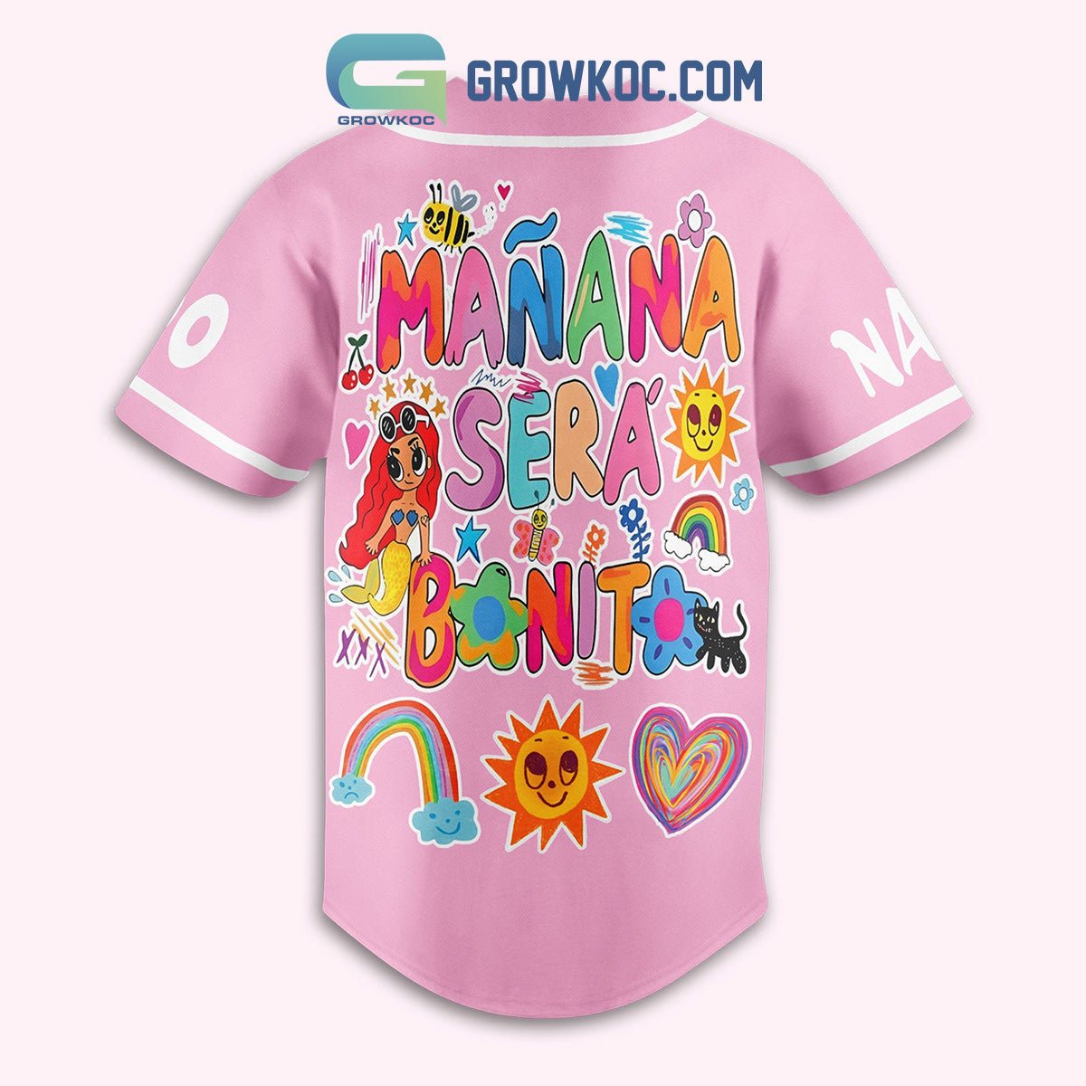 Karol G Manana Sera Bonito Personalized Baseball Jersey Pink Version