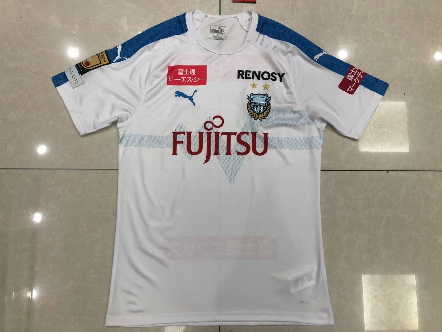Kawasaki Frontale away white 19-20 soccer jersey