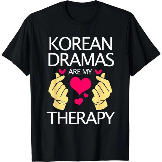 Kdrama Lover Korean Dramas Are My Therapy T-Shirt Hoodie, Sweatshirt | WearSparks.com