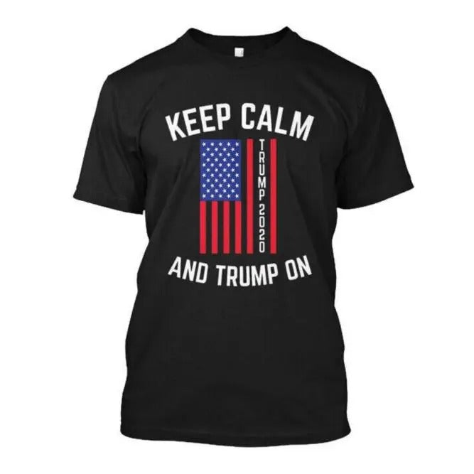 Keep Calm And Trump On T-Shirt Made in the USA Made in USA Hoodie, Sweatshirt | WearSparks.com