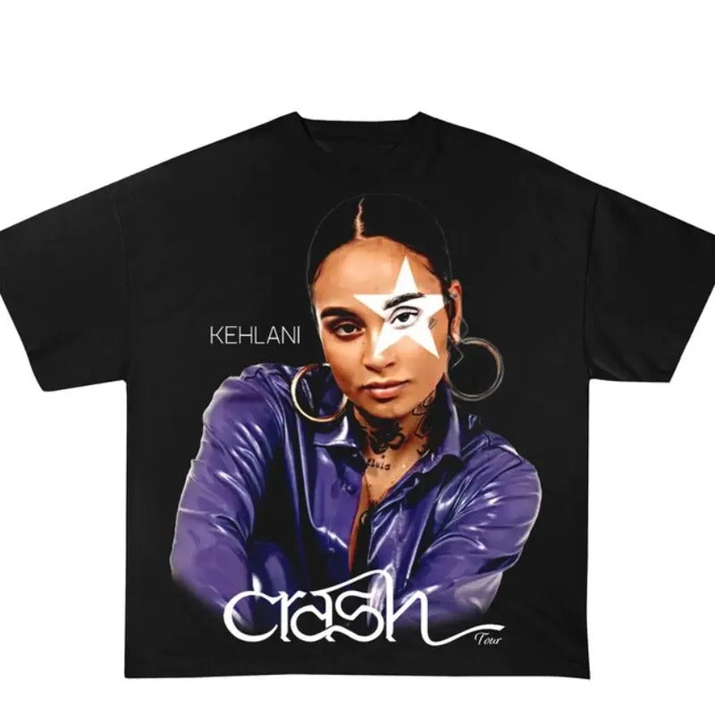 Kehlani Graphic Tee Rare Vintage The Crash World Tour Kehlani Tour Graphic Tee Vintage RNB Graphic Tee Vintage Streetwear...