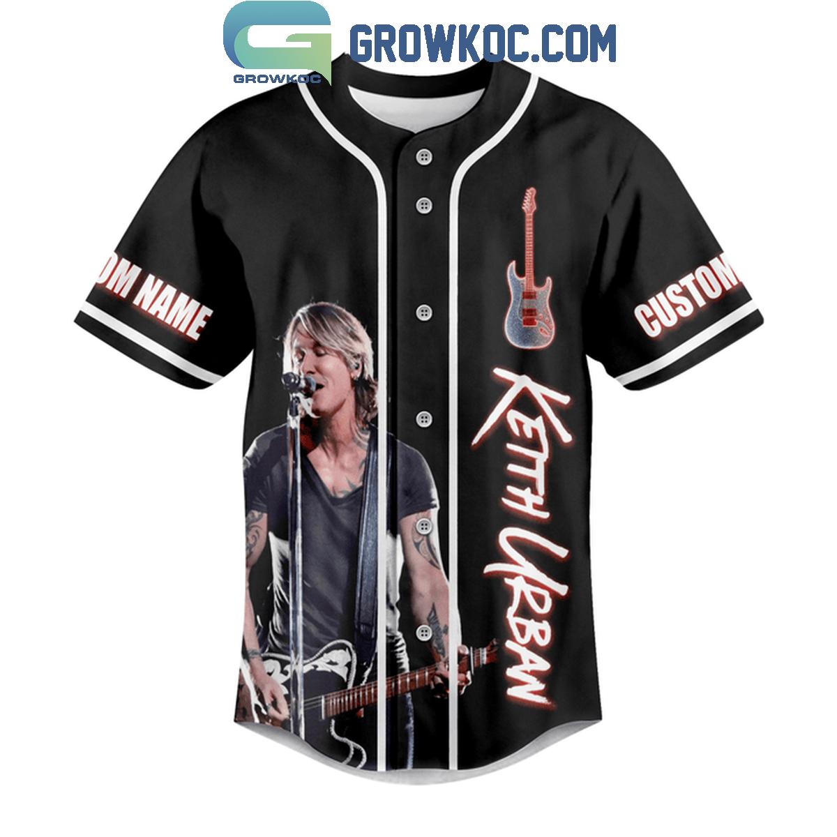 Keith Urban Tour 2024 Personalized Baseball Jersey