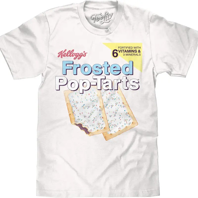 Kellogg's Frosted Pop Tarts T-Shirt - White Hoodie, Sweatshirt | WearSparks.com