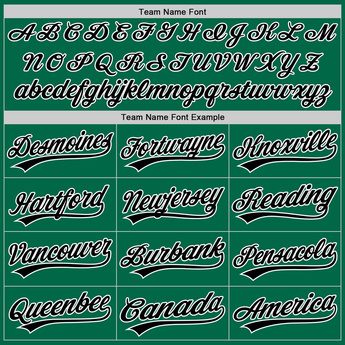 Custom Kelly Green Black-White Authentic Throwback Baseball Jersey