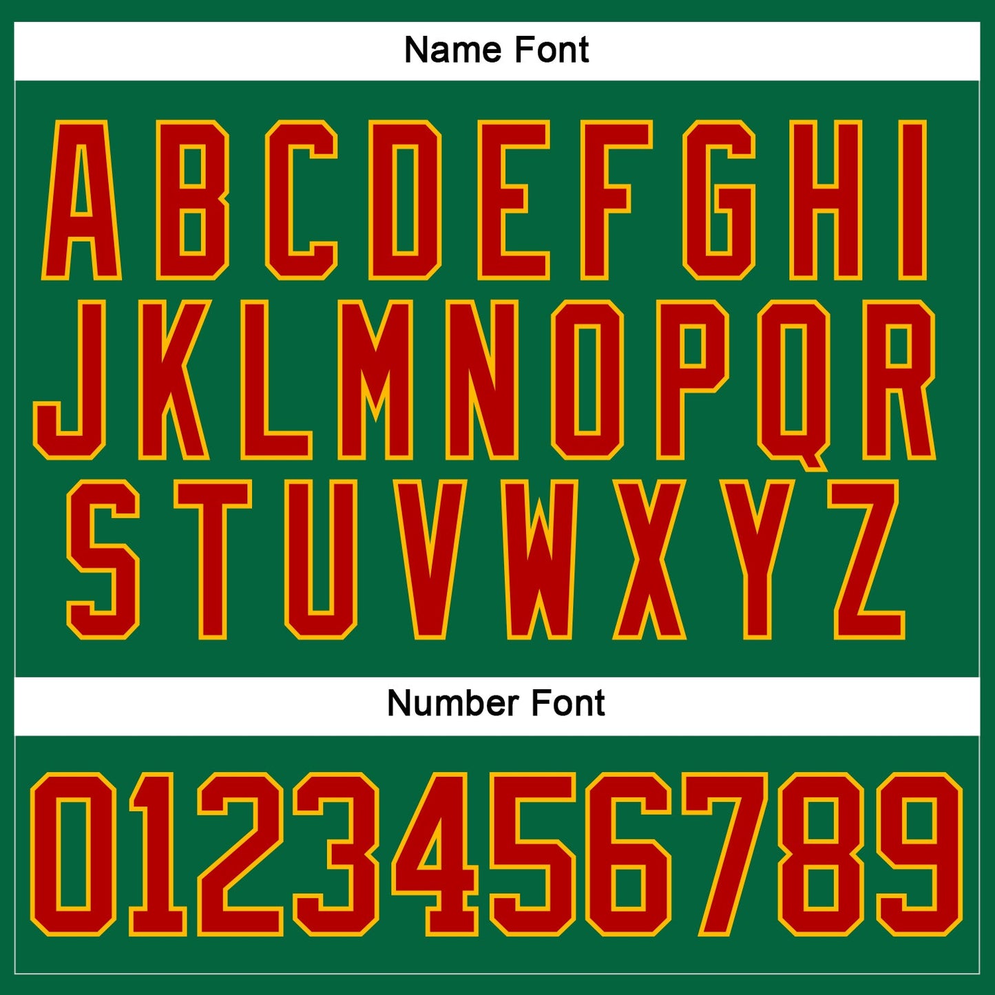 Custom Kelly Green Red-Gold Hockey Lace Neck Jersey T-Shirts, Hoodie, Sweatshirt | WearSparks.com (Image 5)