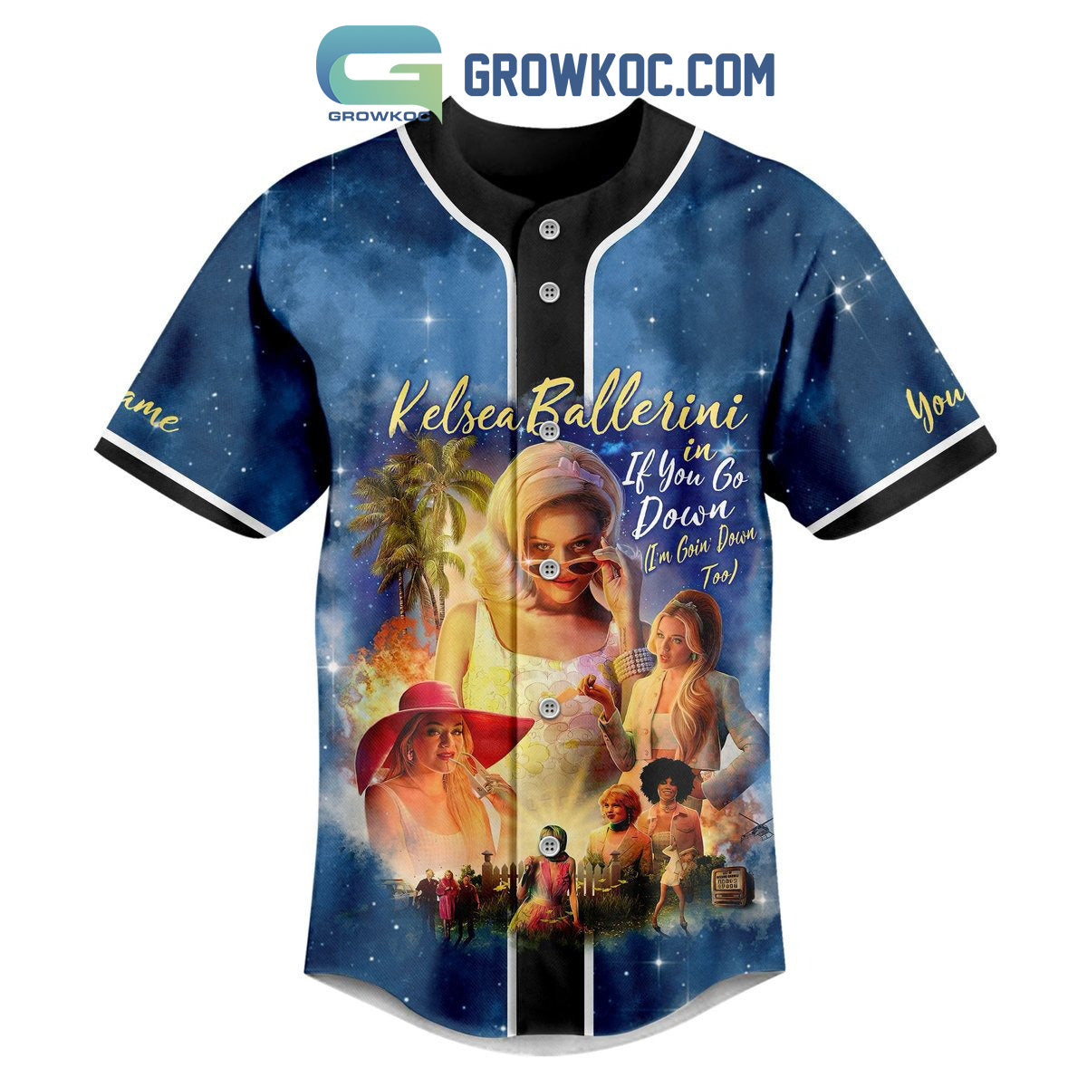 Kelsea Ballerini In A World Of Miranda Personalized Baseball Jersey