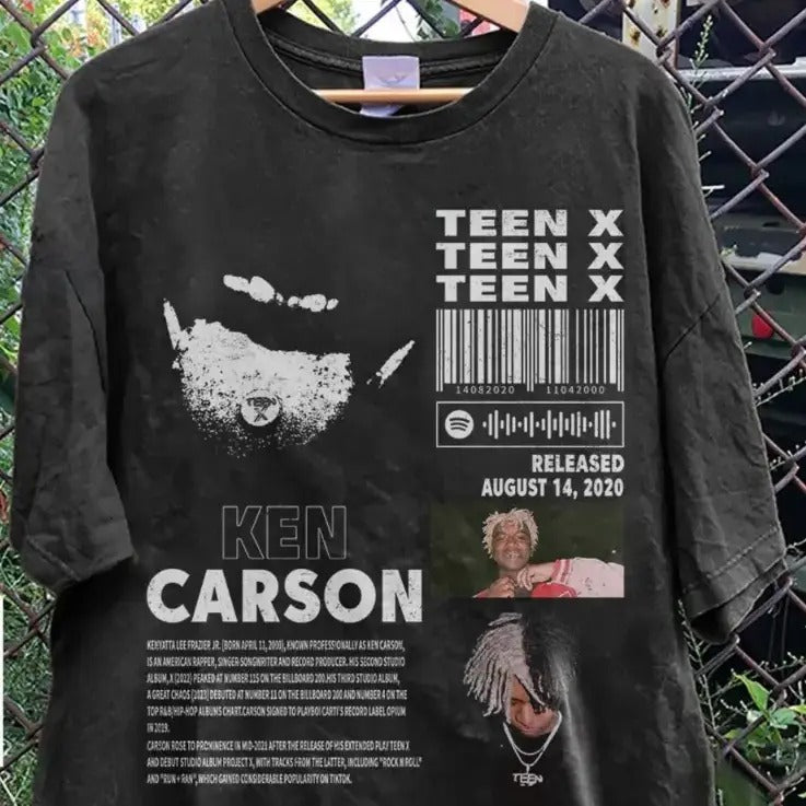Ken Carson Album Teenx T Shirt Full Size S-5XL Casual Classic Hoodie, Sweatshirt | WearSparks.com