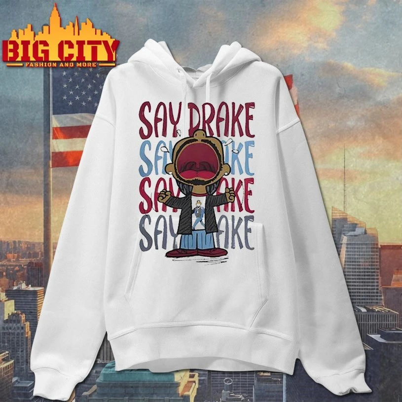 Kendrick Lamar Say Drake cartoon shirt