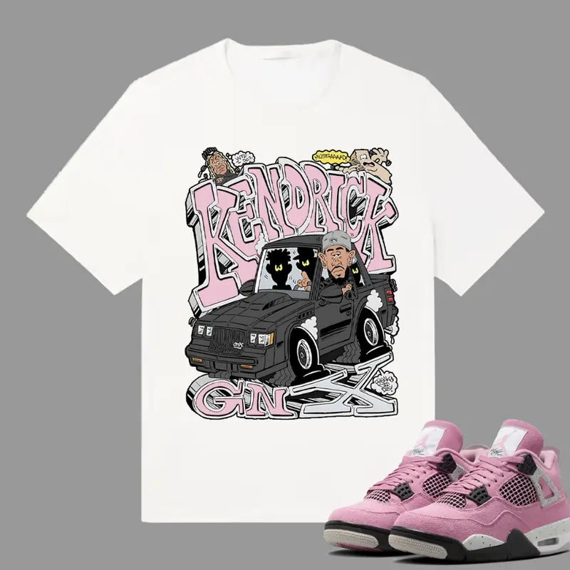 Kendrick Match 4 Orchid Neurtal Sneaker Outfits, For Fan Y2k Streetwear Cotton Crewneck Short Sleeve T-shirt Hoodie,...
