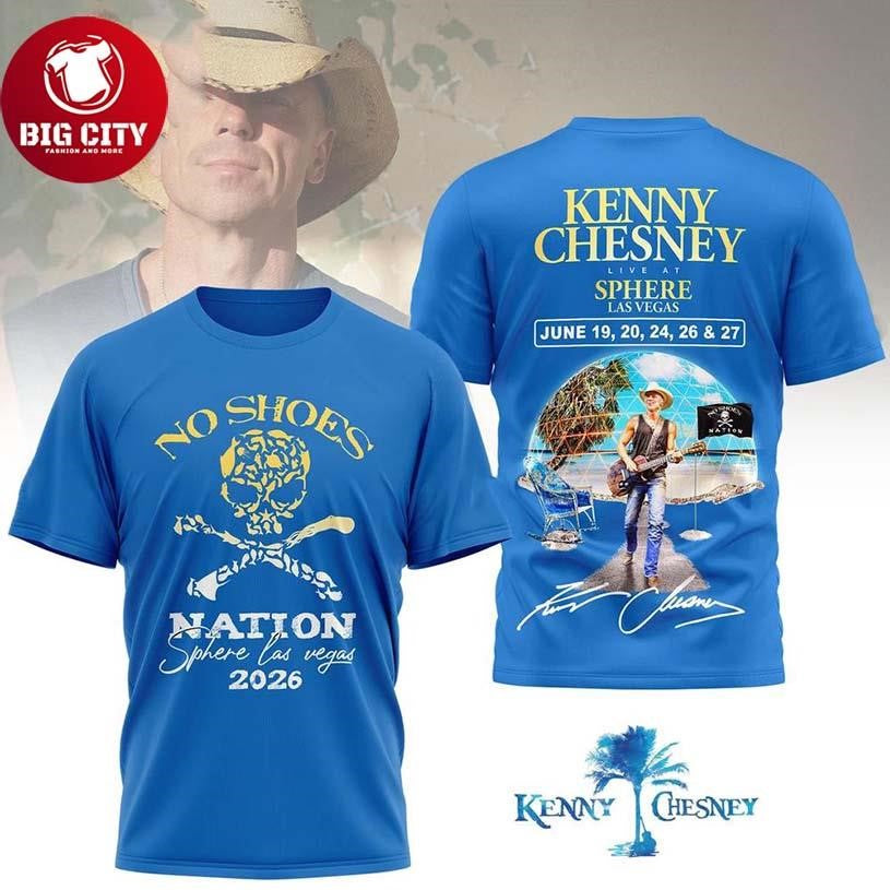 Kenny Chesney 2026 Tour All Over Print Two Sided Shirt