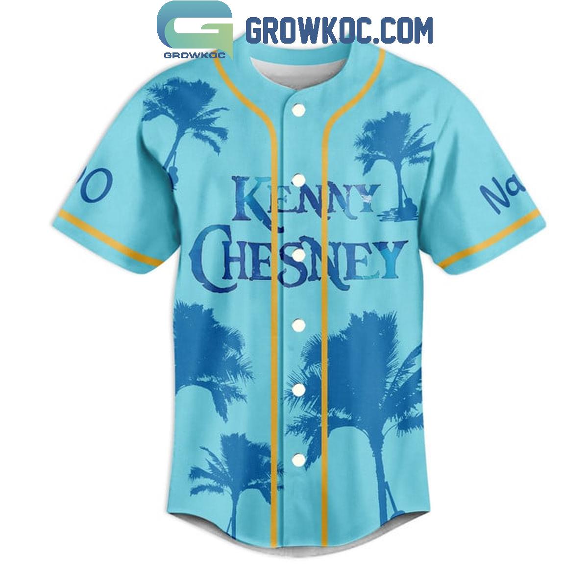 Kenny Chesney Everything Gets Hotter When The Sun Goes Down Personalized Baseball Jersey