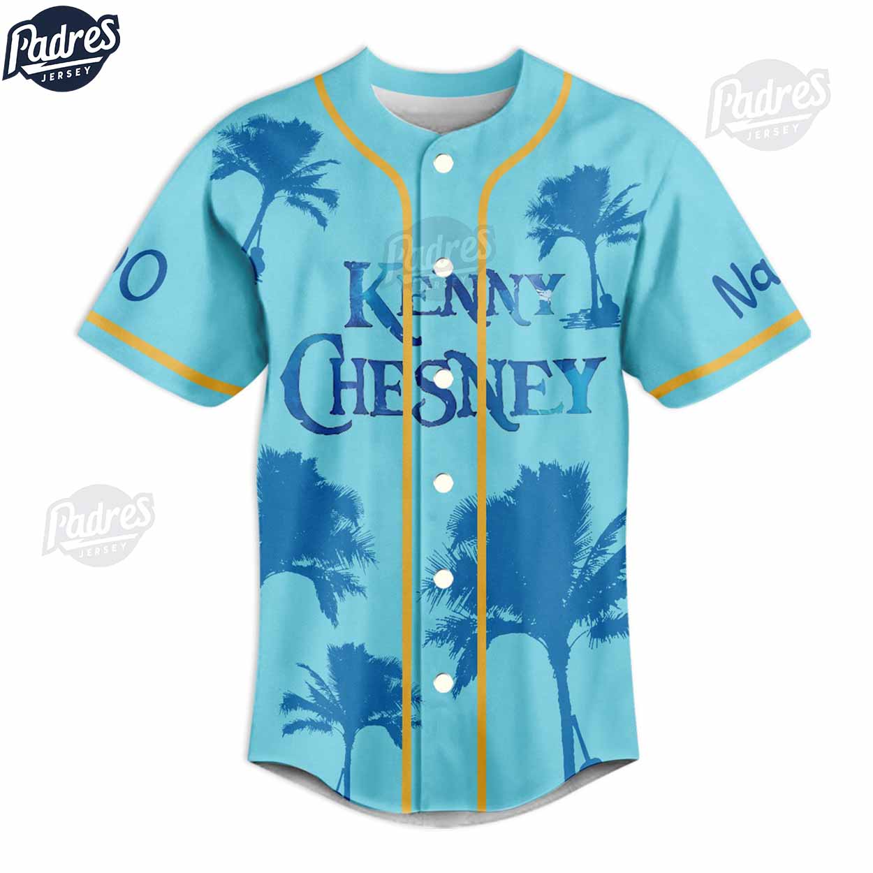 Kenny Chesney When The Sun Goes Down Custom Baseball Jersey - Padres Jersey Oasis: Elevate Your Baseball Style... (Image 3)