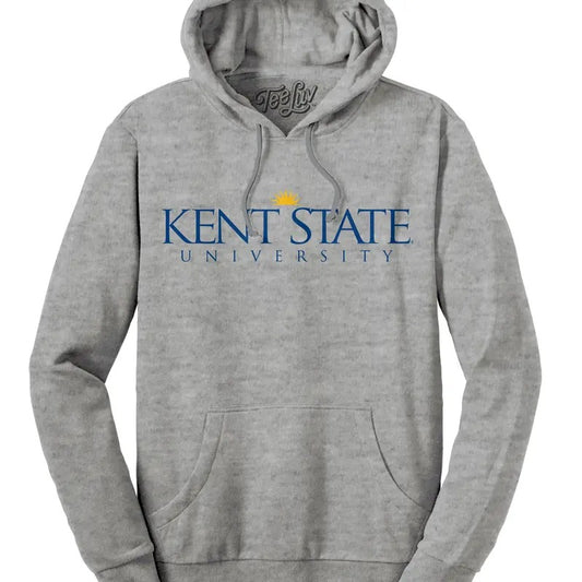 Kent State University Hooded Sweatshirt - Oxford Gray T-Shirts, Hoodie | WearSparks.com
