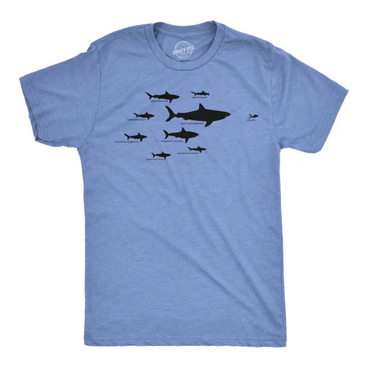 Kids' Shark Hierarchy T Shirt Funny Youth Sharks Shirt I Love Sharks Tee Funny T Shirts Shark Tops for Kid Novelty Tees...