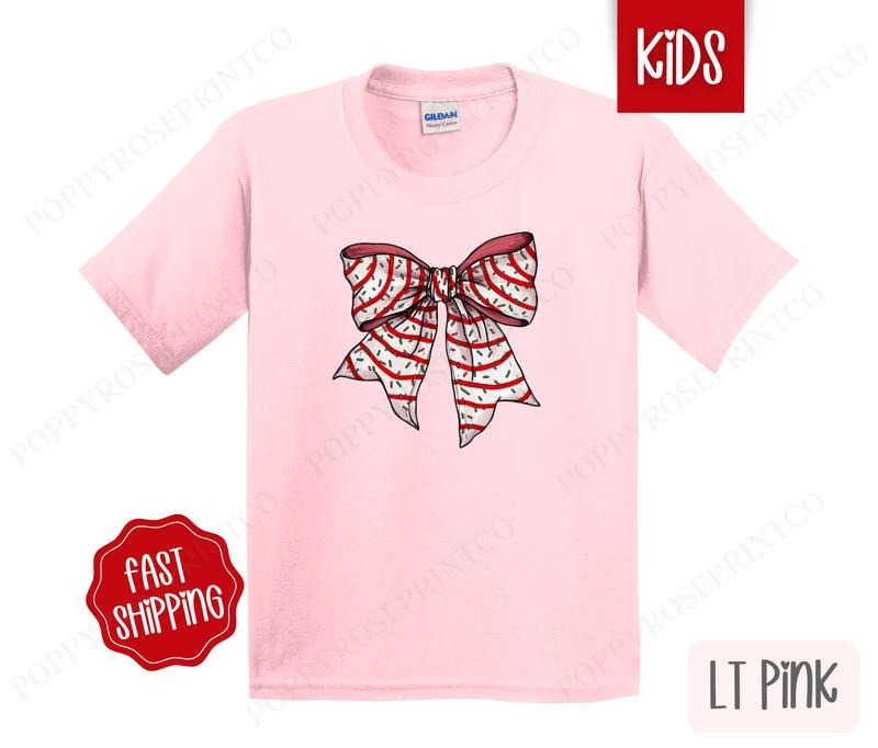 Kids Christmas Shirt - Christmas Cake Children's Tshirt - Youth Holiday Tee Gildan Hoodie, Sweatshirt | WearSparks.com