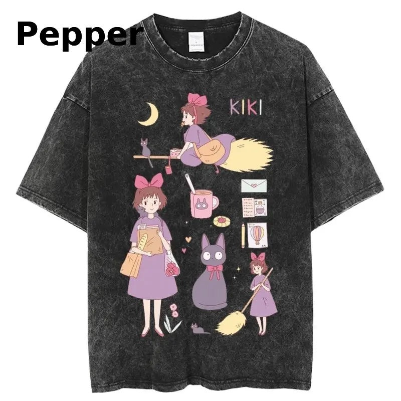 Kiki's Delivery Service Graphic T-Shirt, Anime Shirt Hoodie, Sweatshirt | WearSparks.com