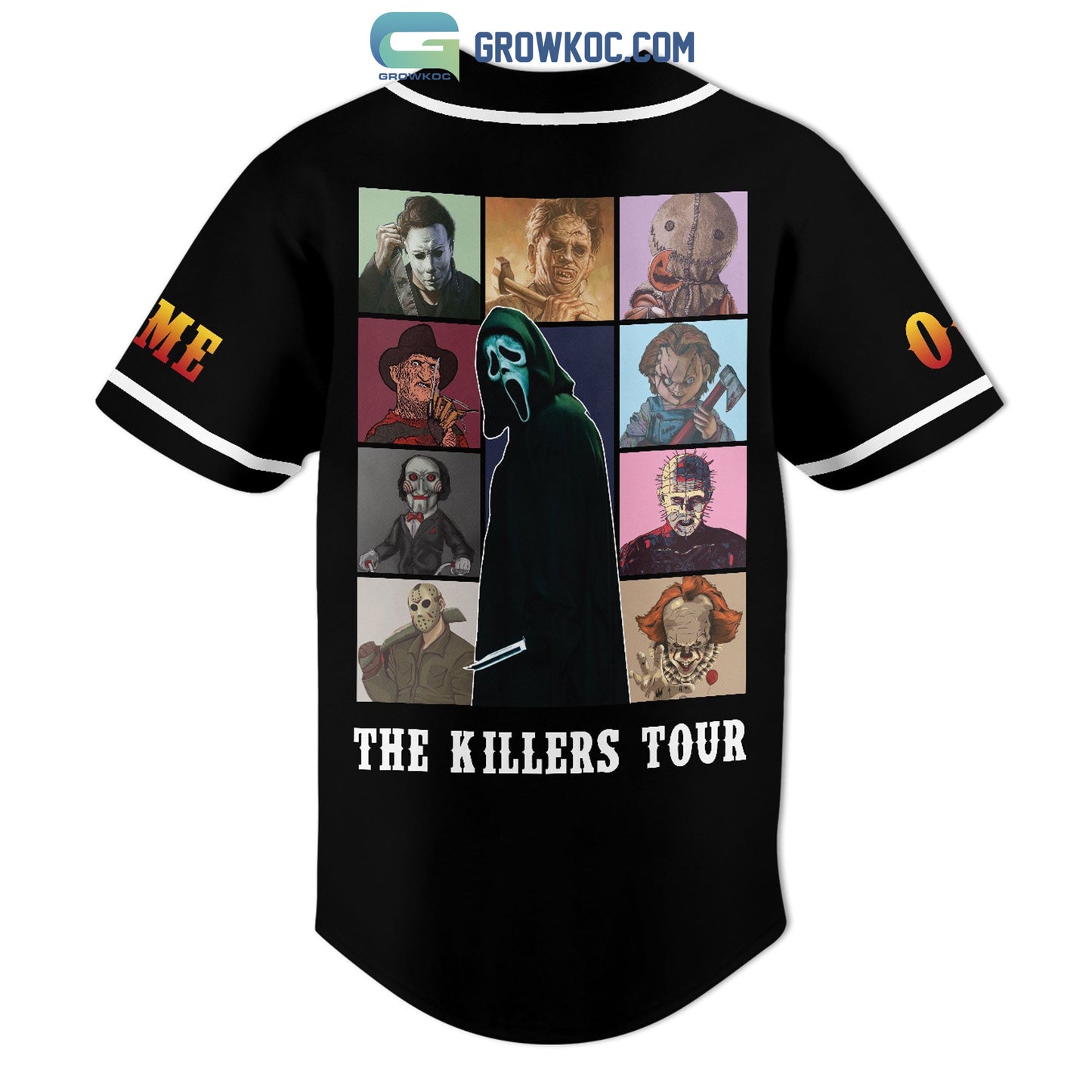 Killers Club The Killers Tour Serial Movie Fan Halloween Horror Personalized Baseball Jersey