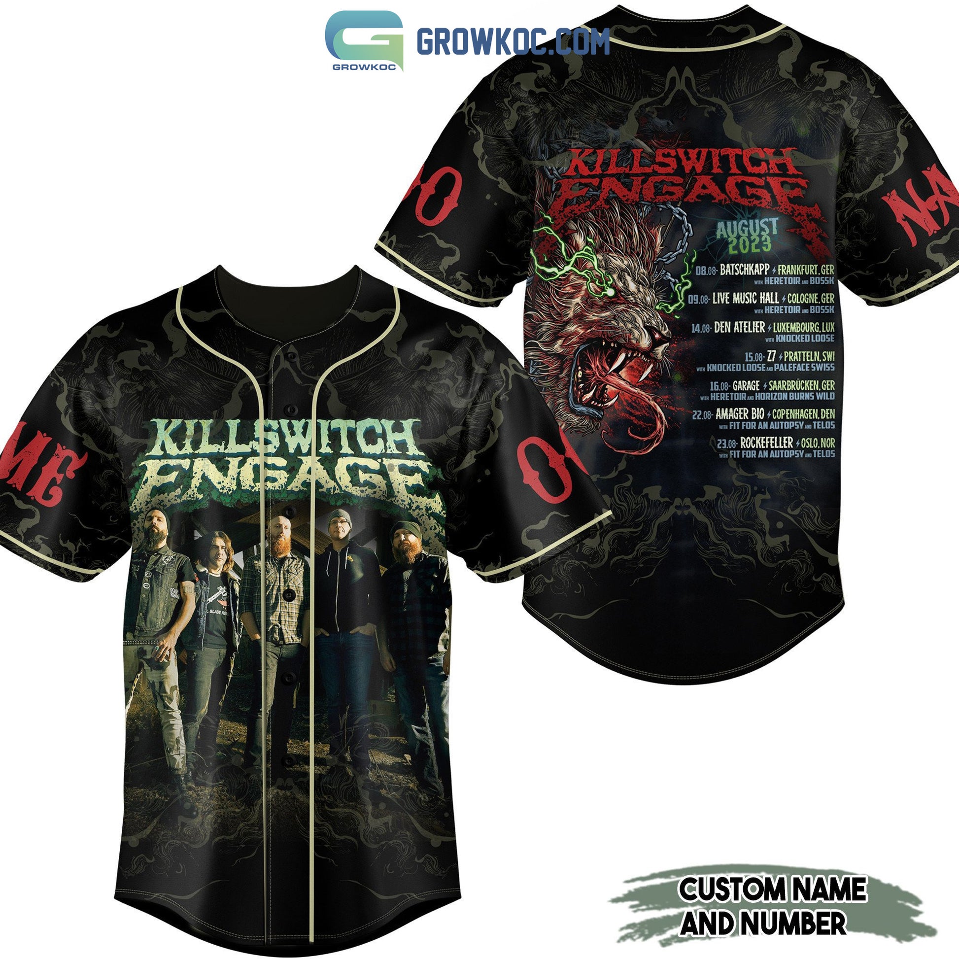 Killswitch Engage 2023 Personalized Baseball Jersey