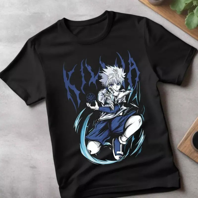 Killua Shirt Hunter X Hunter Tshirt HXH T-Shirt Gon Anime Hisoka Meruem Hisoka style 02 Hoodie, Sweatshirt | WearSparks.com