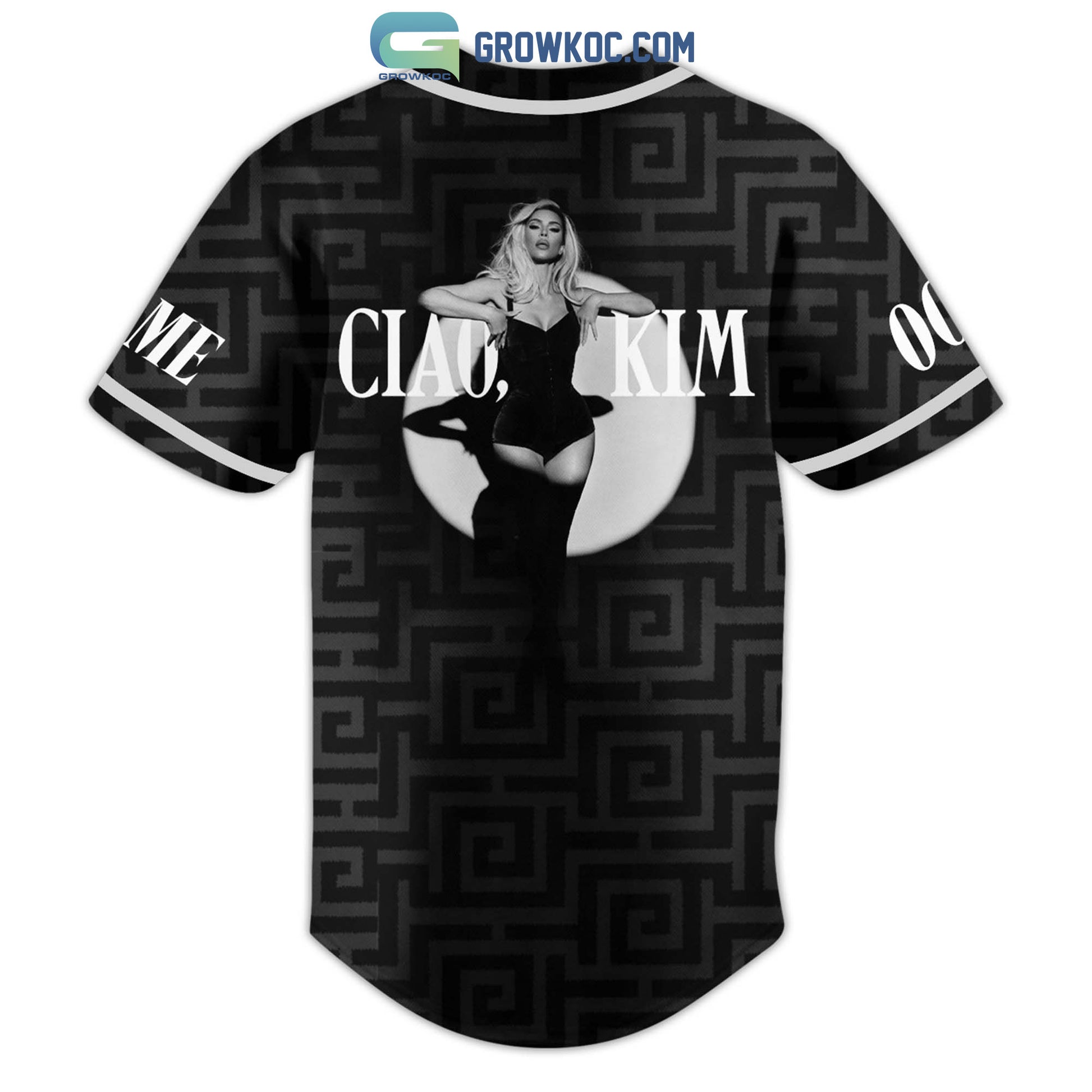 Kim Kardashian Personalized Baseball Jersey