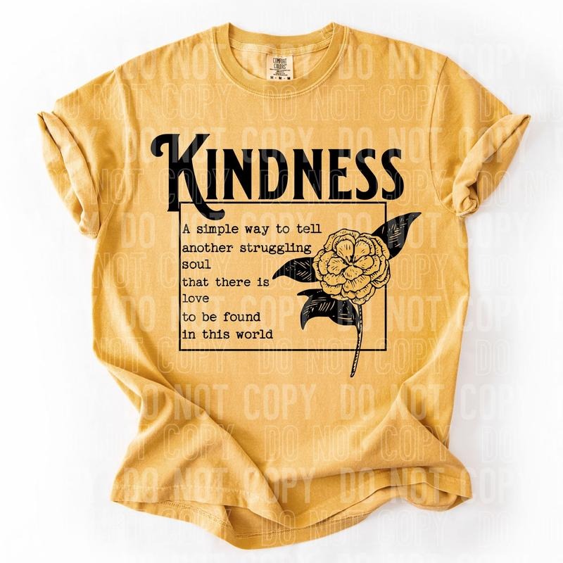 Kindness DTF Transfers - THIS IS NOT A SHIRT Hoodie, Sweatshirt | WearSparks.com