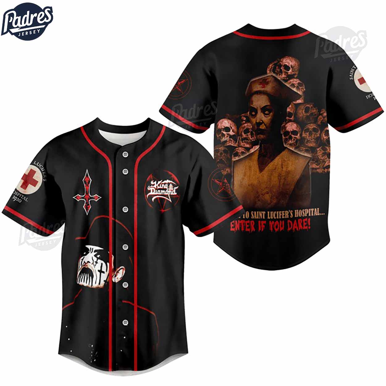 King Diamond Baseball Jersey - Padres Jersey Oasis: Elevate Your Baseball Style Game T-Shirts, Hoodie, Sweatshirt (Image 2)