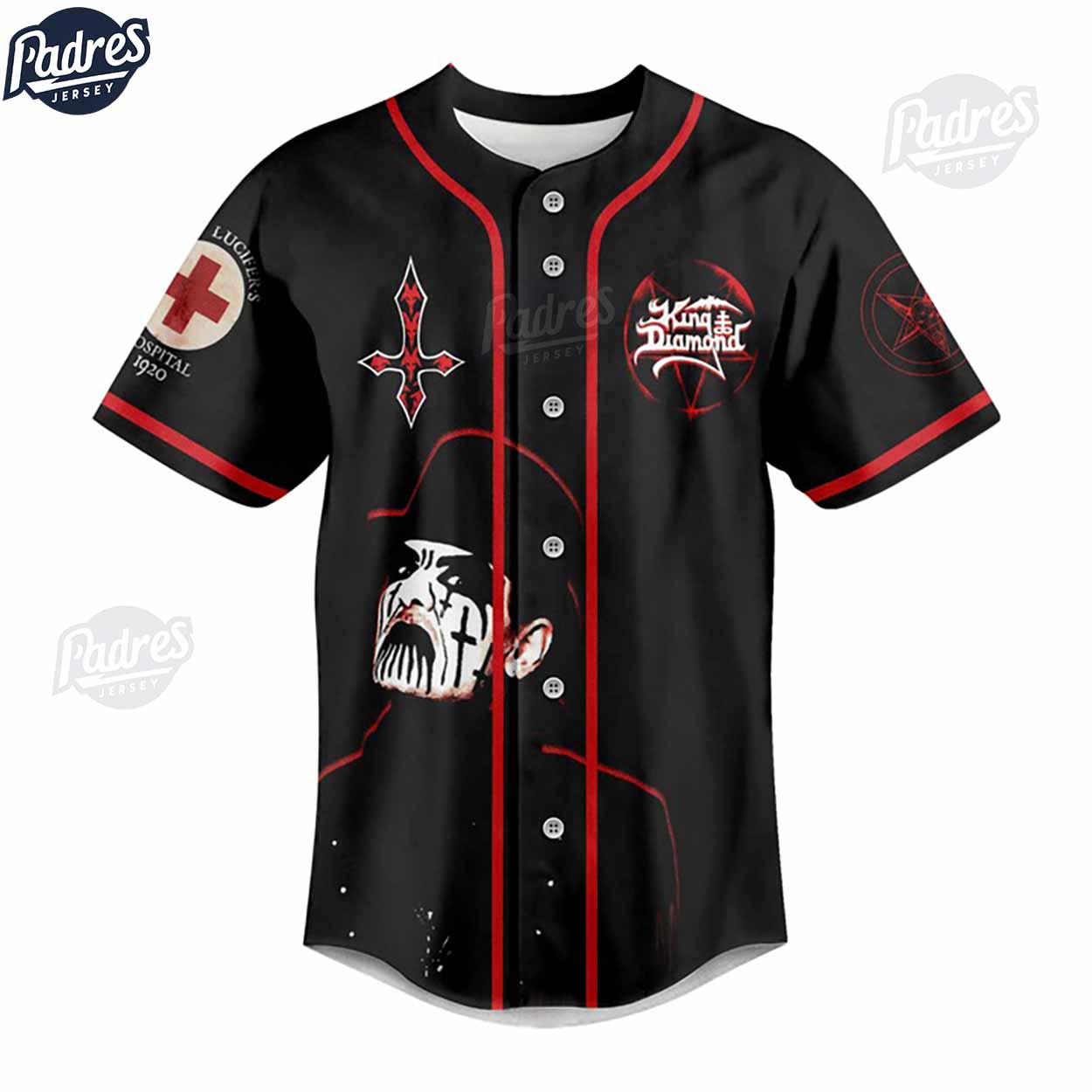 King Diamond Baseball Jersey - Padres Jersey Oasis: Elevate Your Baseball Style Game T-Shirts, Hoodie, Sweatshirt (Image 4)