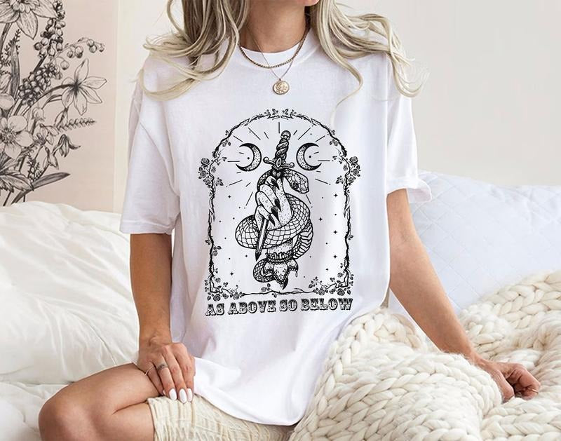 Kingdom Of The Wicked T-Shirt, KOTW As Above So Below Tee, Wrath and Emilia Shirt, Book Lover Gift Hoodie, Sweatshirt