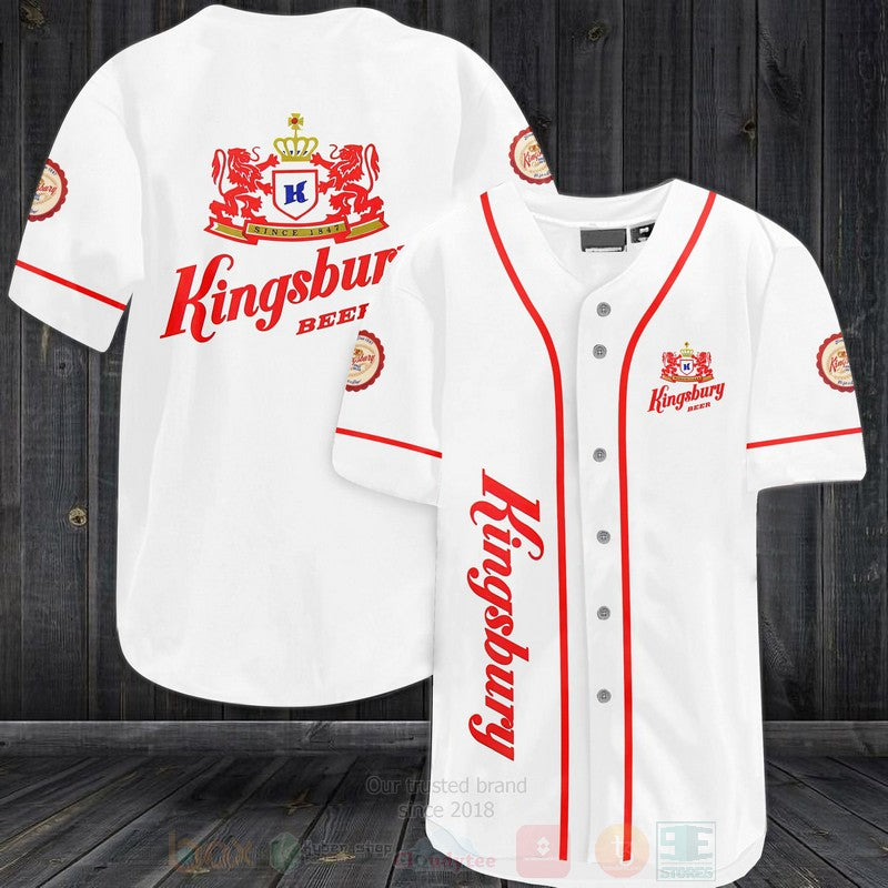 FASHION Kingsbury Beer Baseball Jerseys Botton Shirt